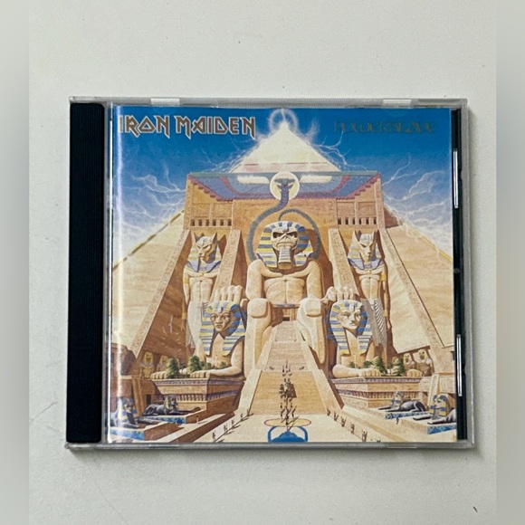 1984 Vintage First Pressing Iron Maiden POWERSLAVE Audio CD Album - Picture 1 of 14